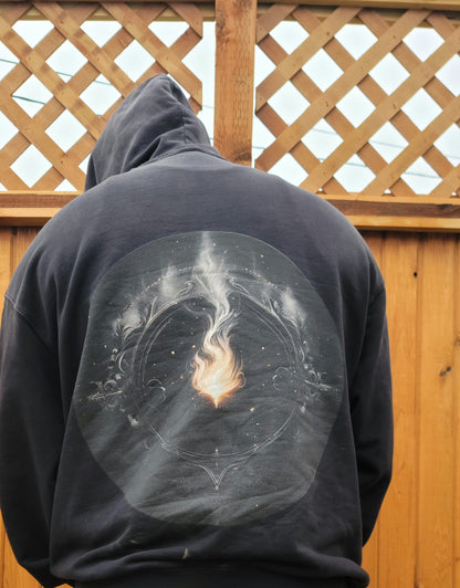 "Light Within" Heavyweight Monkey Wash Oversized Hoodie